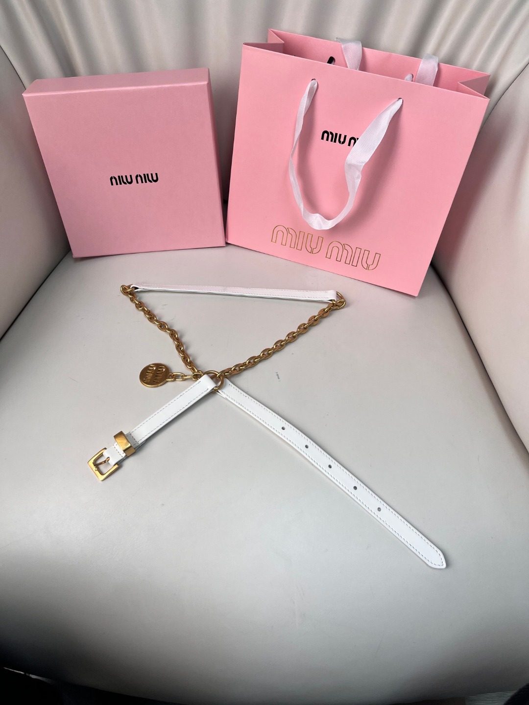 Miu Miu Leather Belt