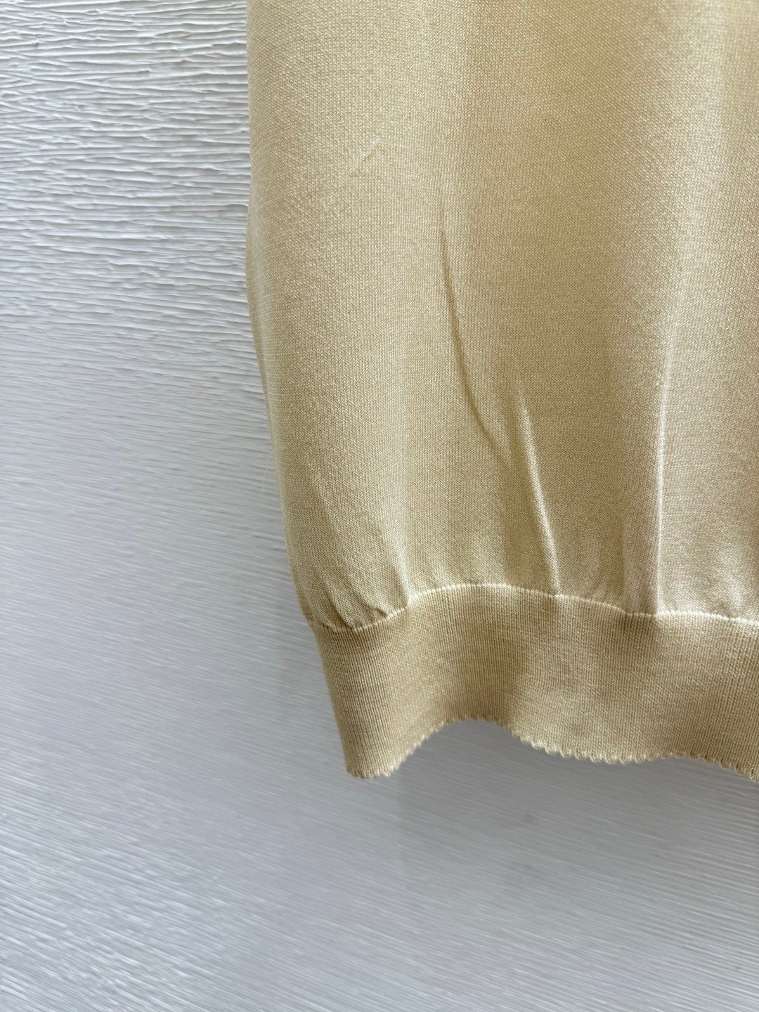 Luxury Knit Crewneck Short Sleeve Sweater