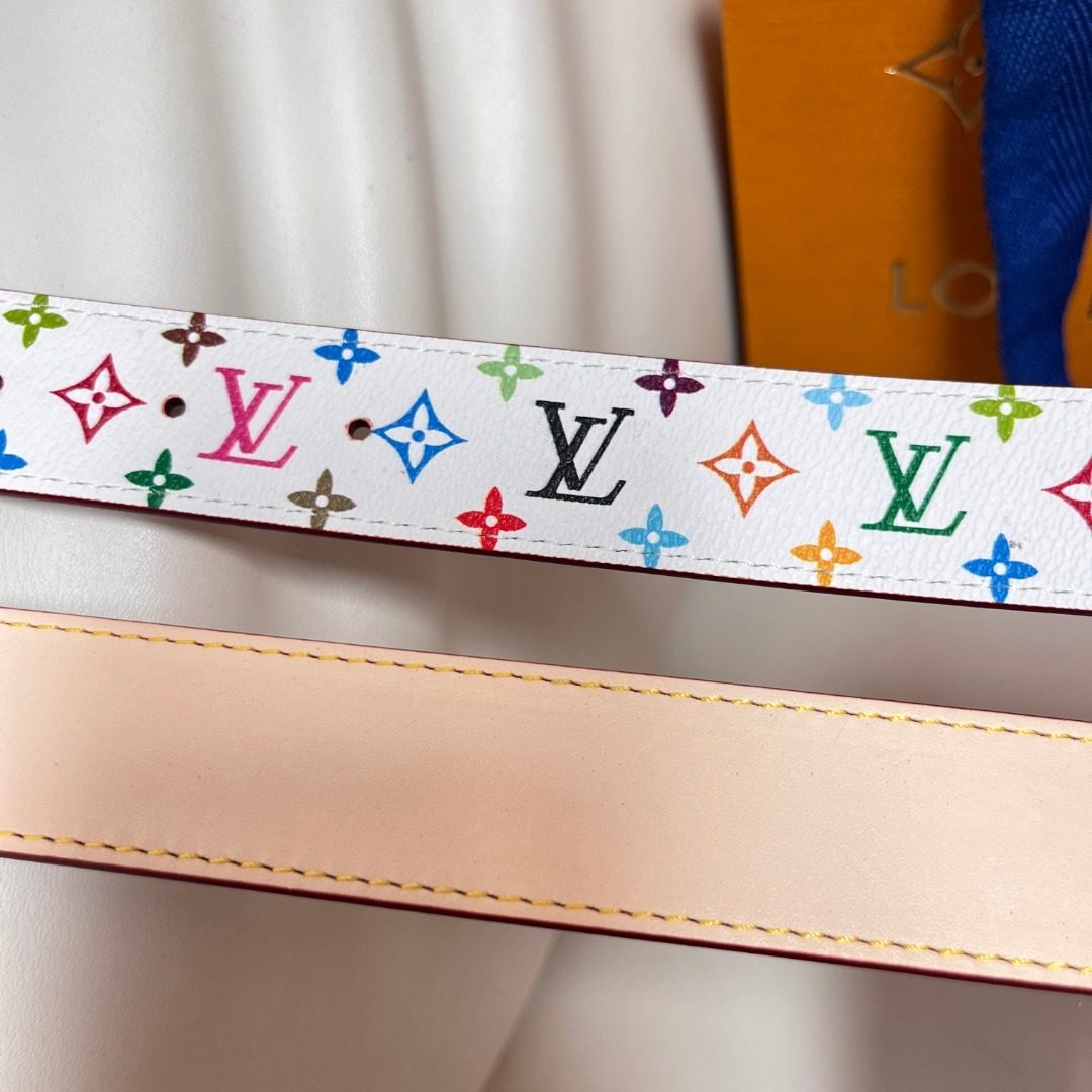 Louis Vuitton Multicolor Monogram Canvas Belt