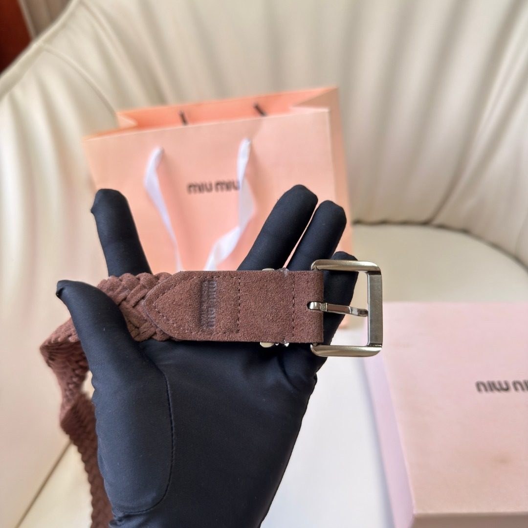 Miu Miu Leather Belt
