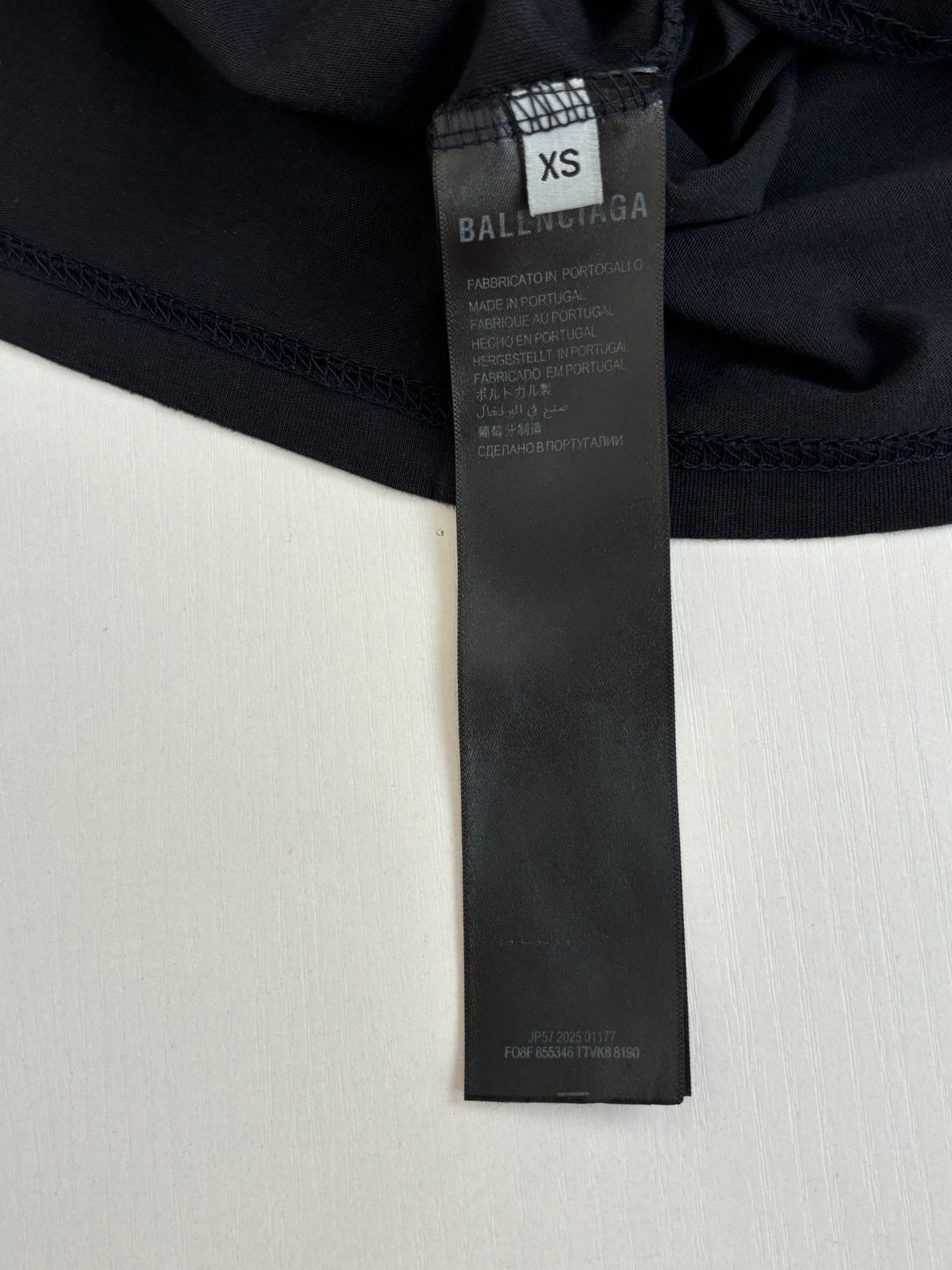 Balenciaga Black Crew Neck T-Shirt