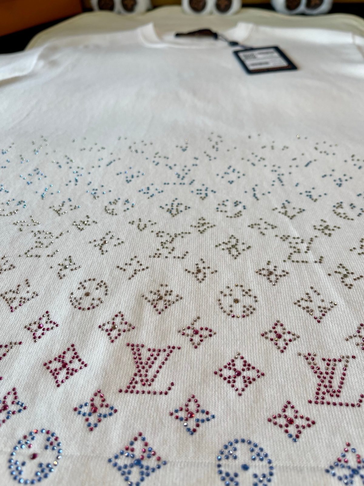 Louis Vuitton Monogram Rhinestone T-Shirt