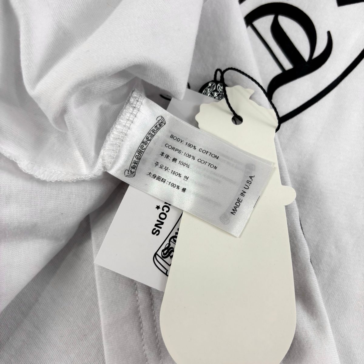 Chrome Hearts Cross Print T-Shirt White