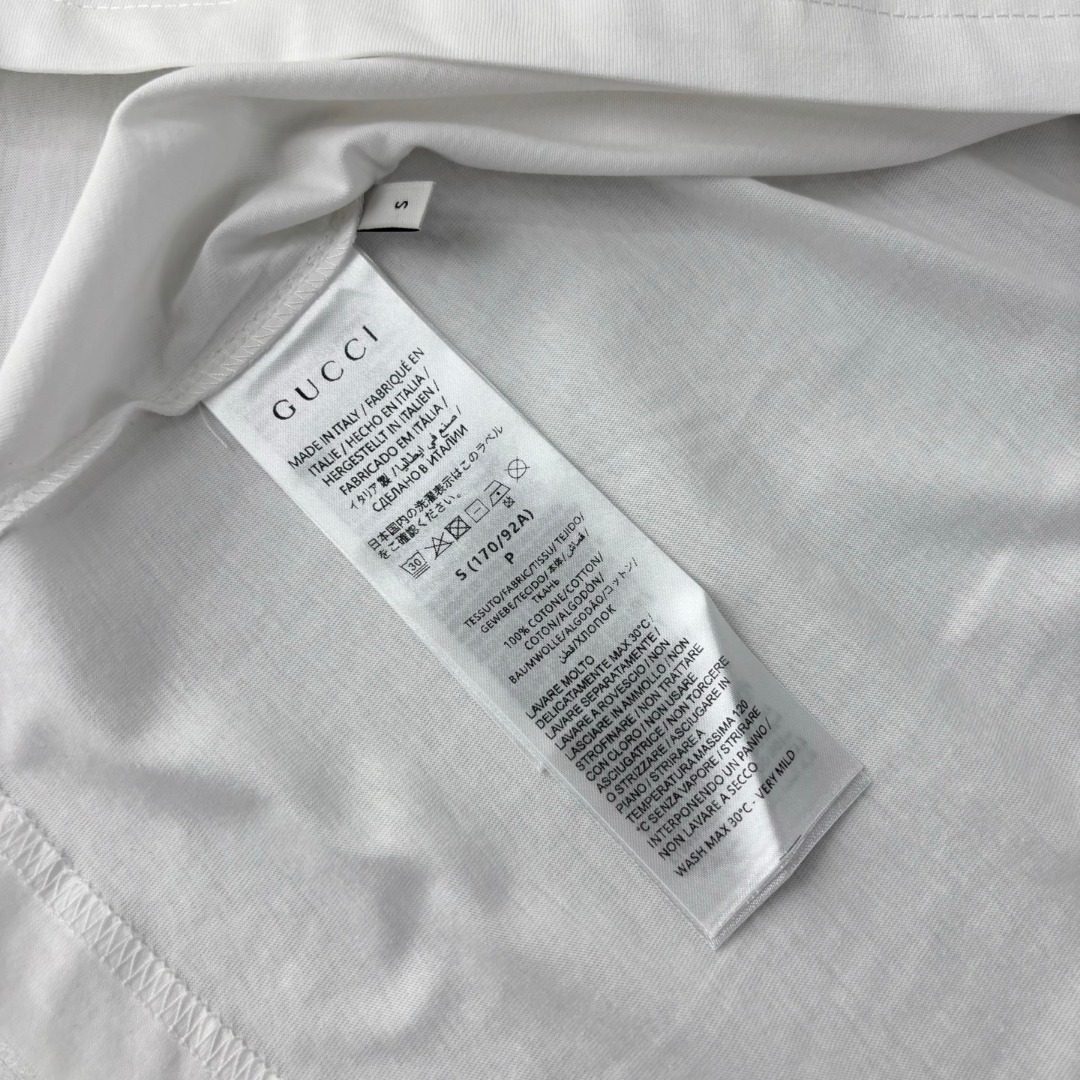 Gucci Artistic Logo Short Sleeve T-Shirt