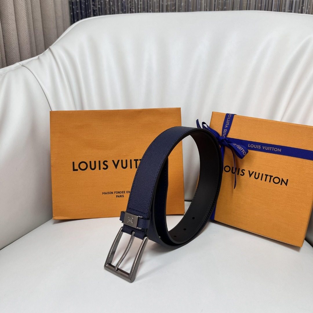 Louis Vuitton Damier Canvas Reversible Belt