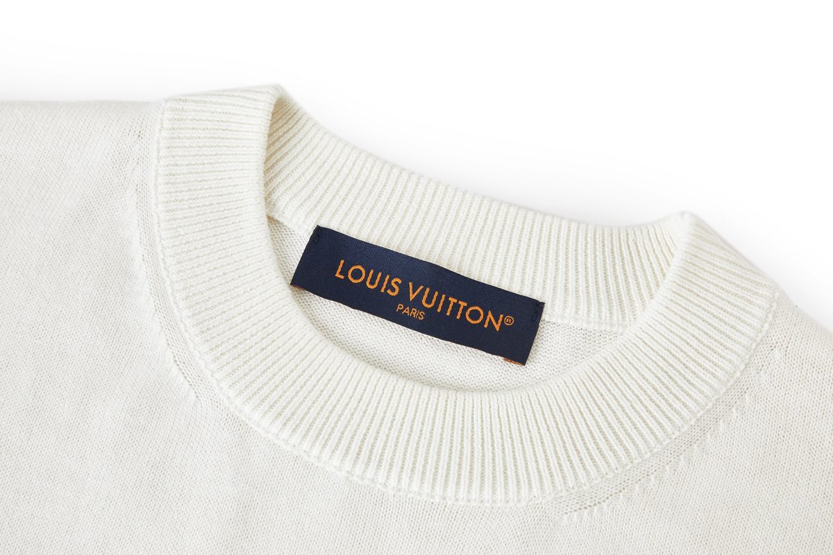Louis Vuitton Cream Crewneck Sweater