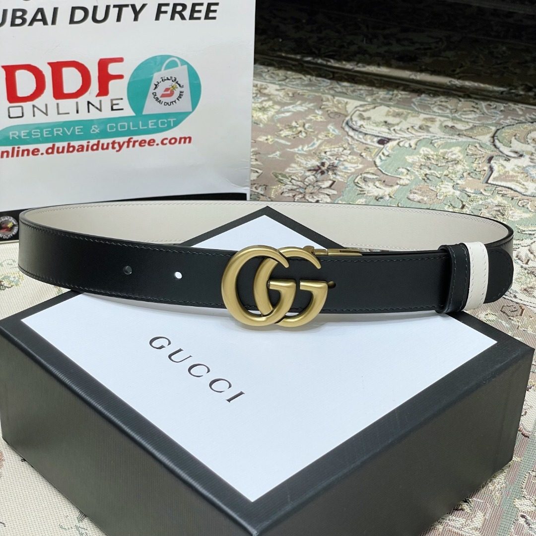 Gucci GG Marmont Leather Belt