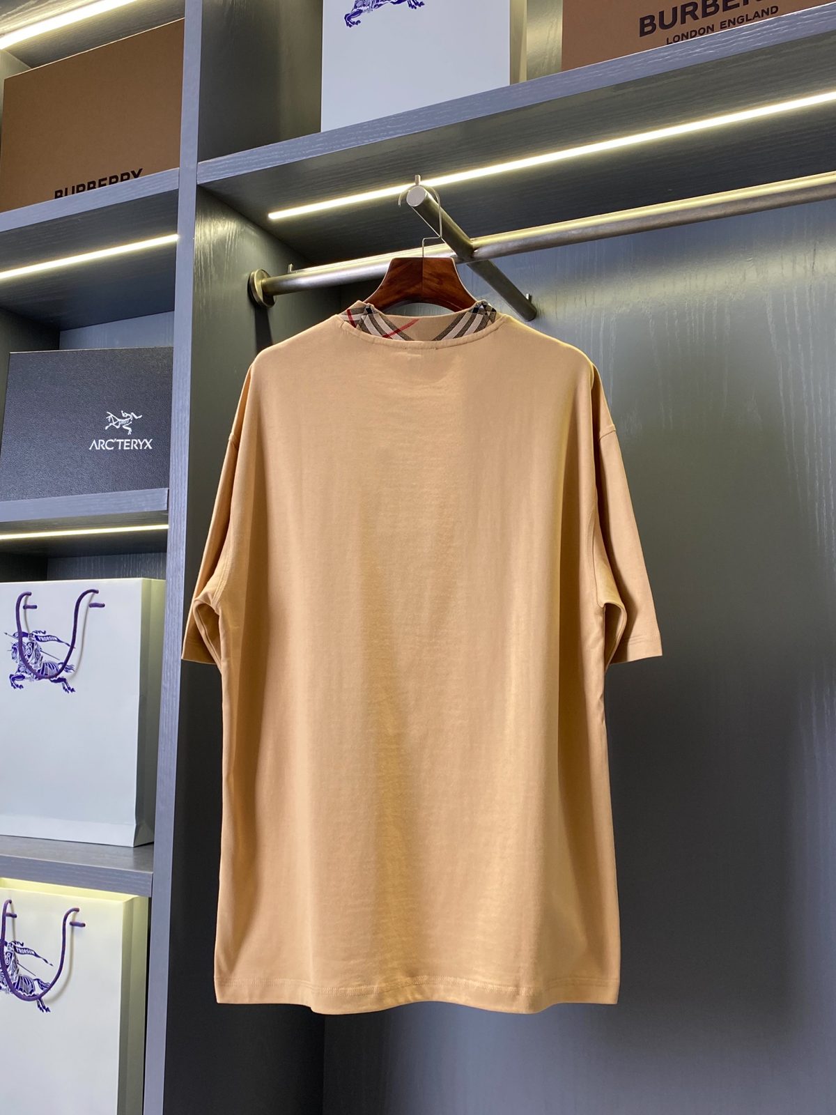 Burberry Monogram Trim Oversized T-Shirt