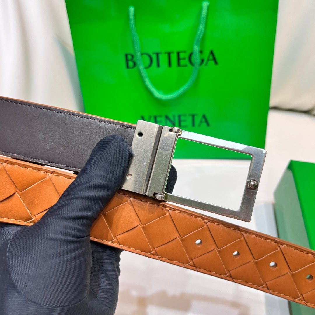 Bottega Veneta Intrecciato Leather Belt