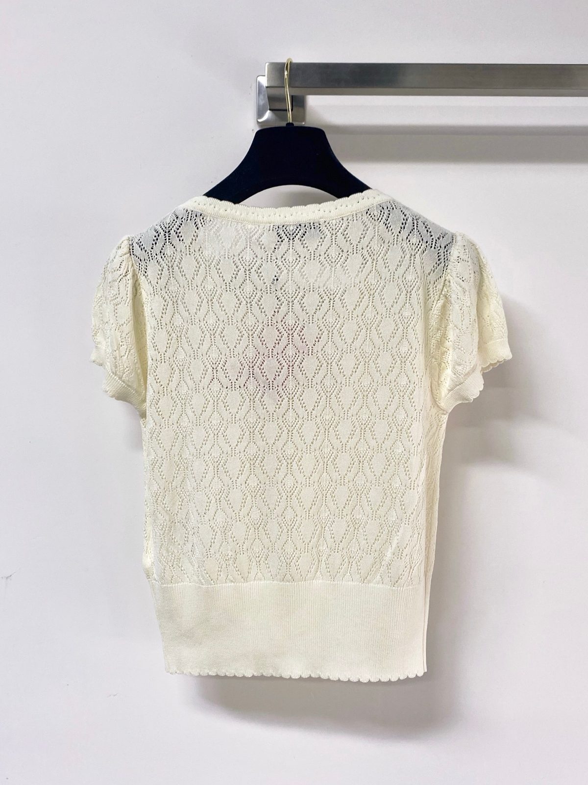 Miu Miu Wool Blend Cable Knit Cardigan