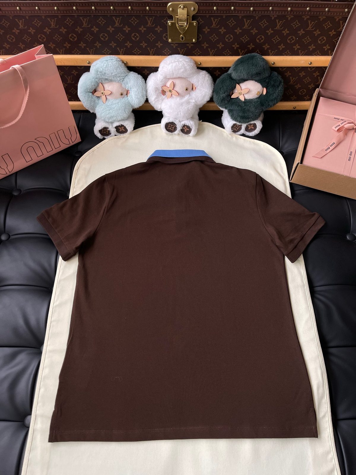 Miu Miu Colorblock Cotton T-Shirt