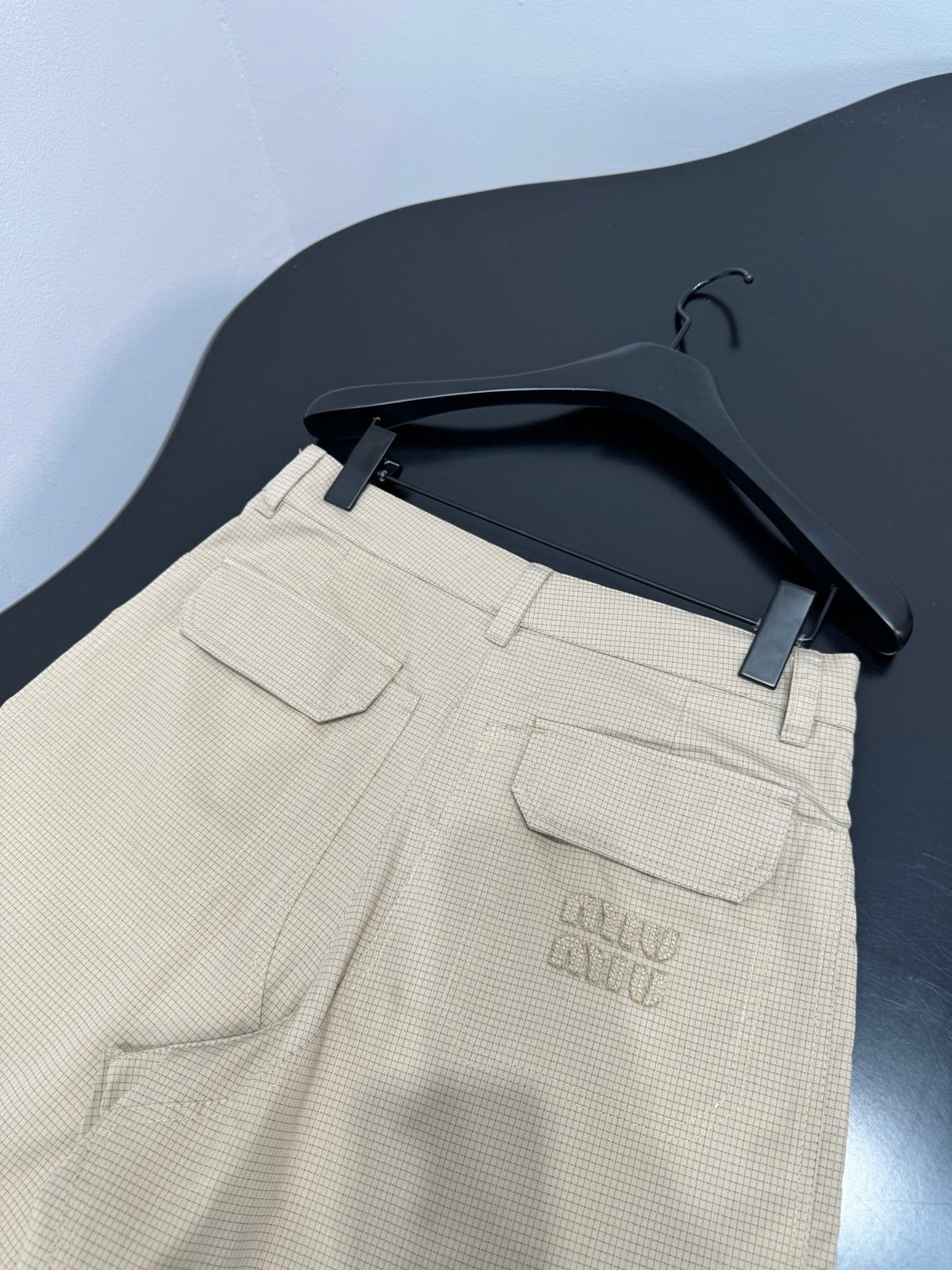 Luxury Men's Beige Cargo Shorts