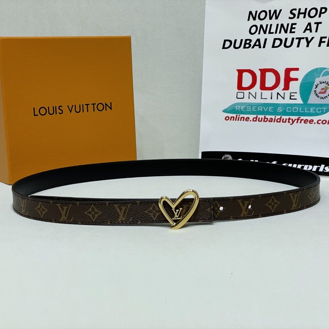 Louis Vuitton Monogram Heart Belt