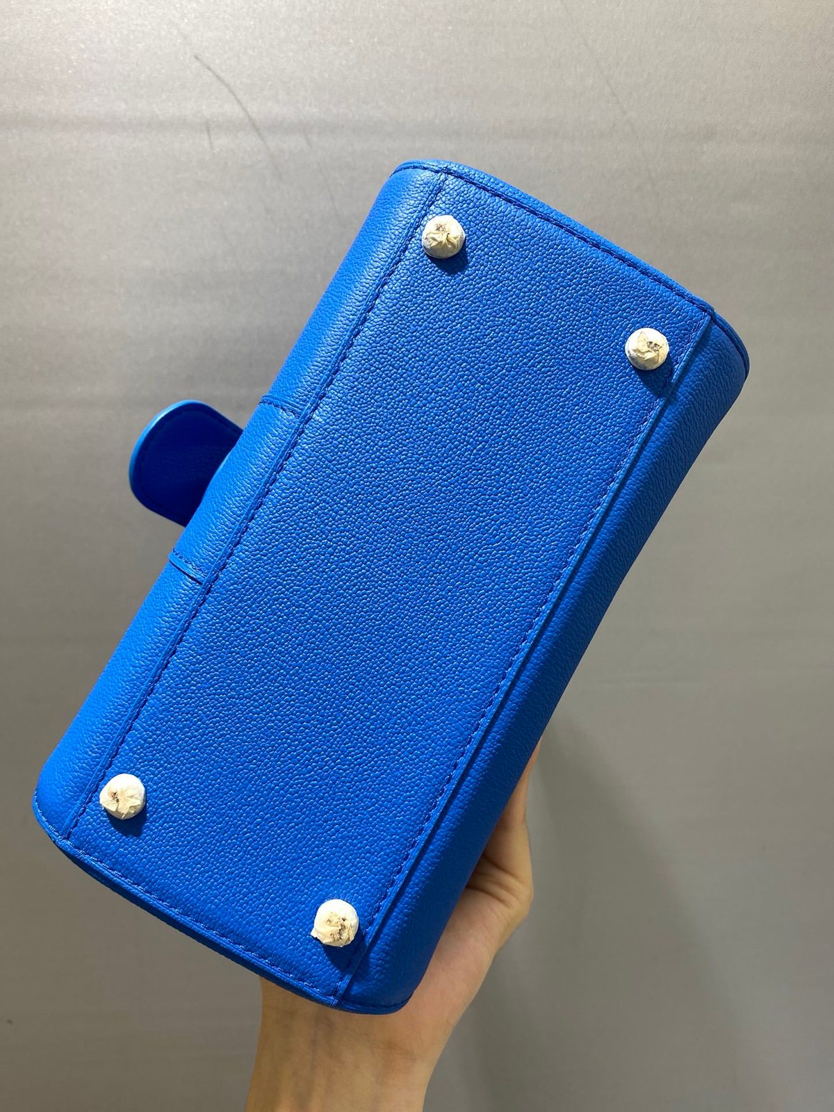 Delvaux Brillant Blue Leather Shoulder Bag