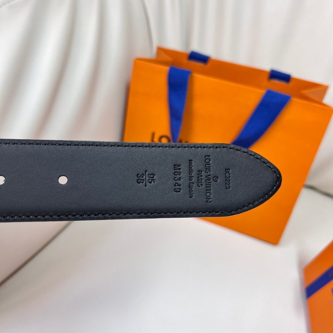 Louis Vuitton Damier Graphite Leather Belt