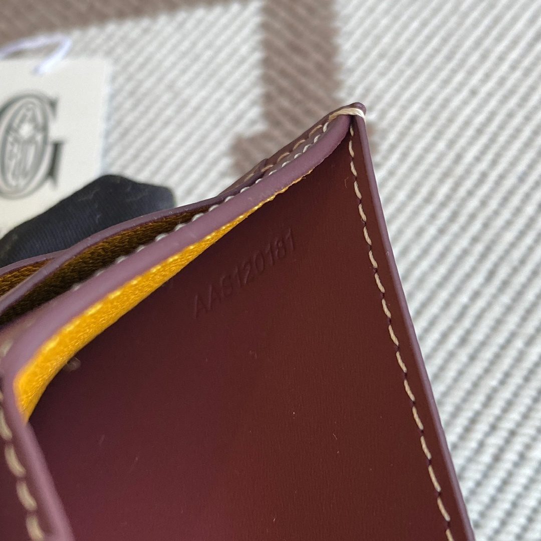 Goyard Paris Leather Cardholder Wallet