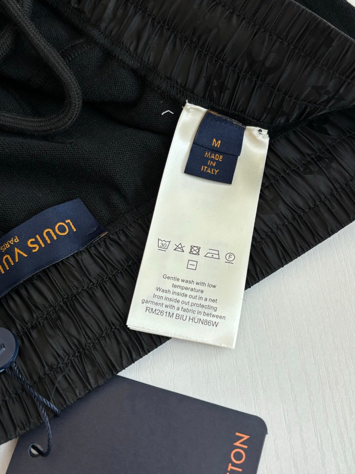 Louis Vuitton Black Nylon Drawstring Shorts