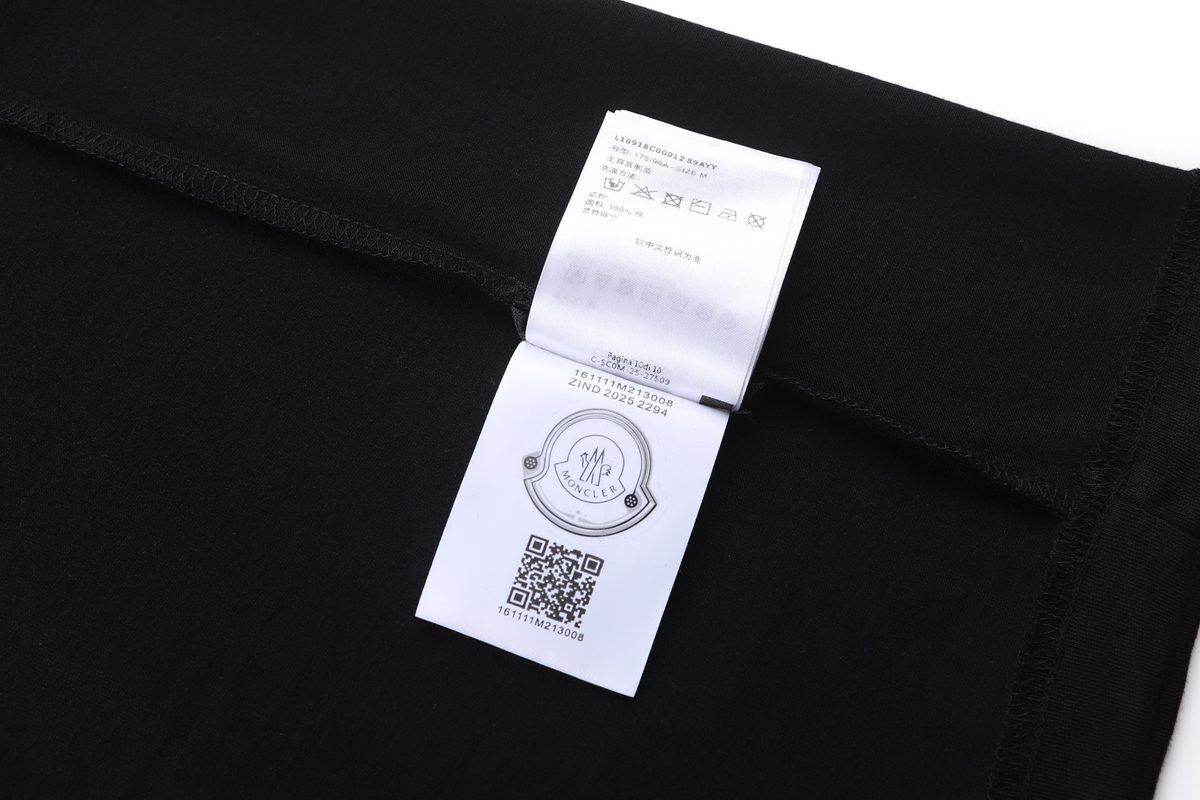 Moncler Embroidered Logo Cotton T-Shirt