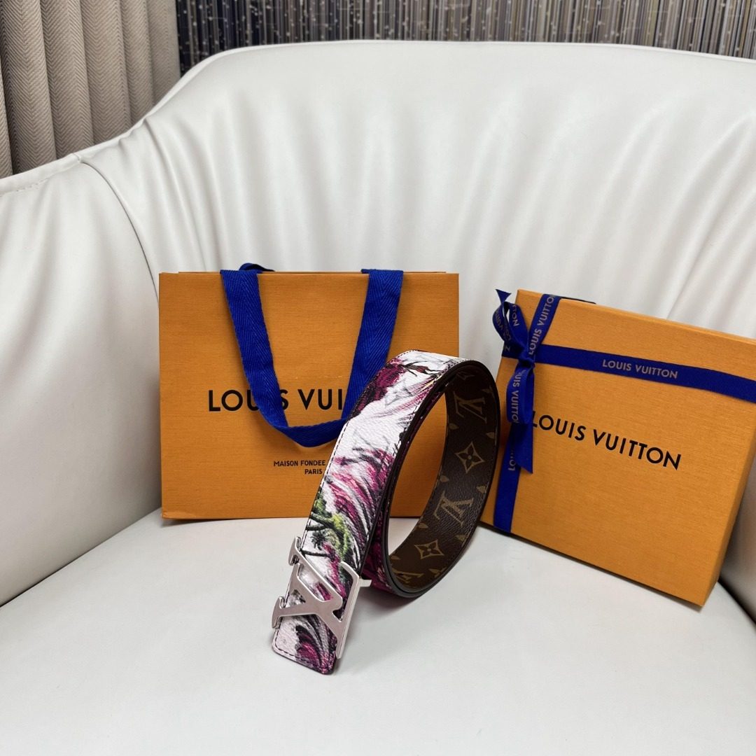 Louis Vuitton Monogram Reversible Canvas Belt