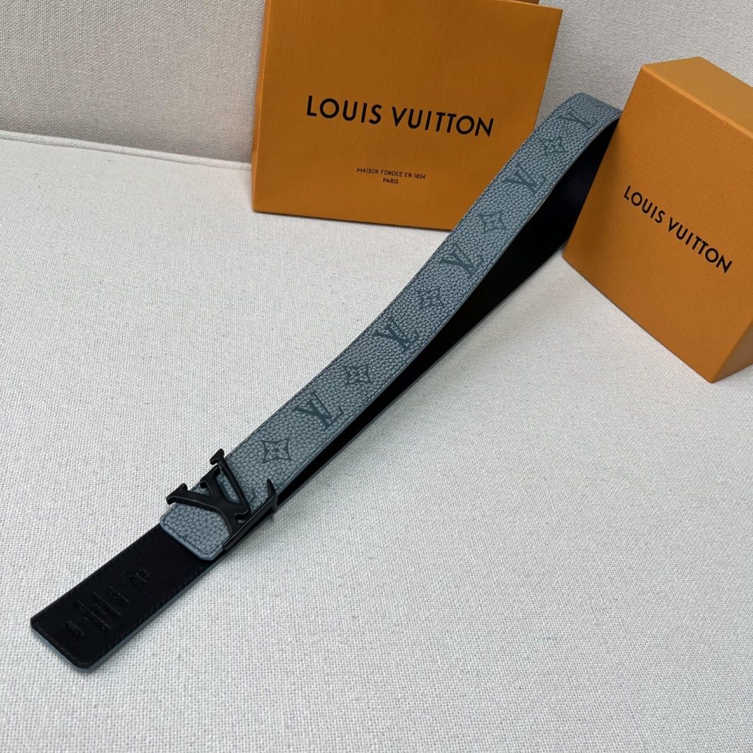 Louis Vuitton Damier Monogram Leather Belt