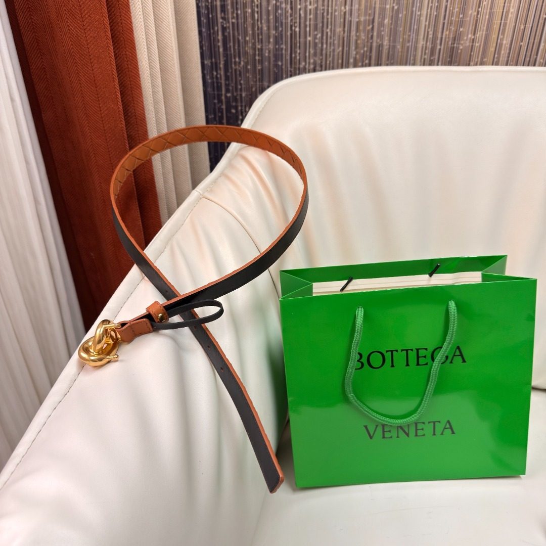 Bottega Veneta Intrecciato Leather Belt