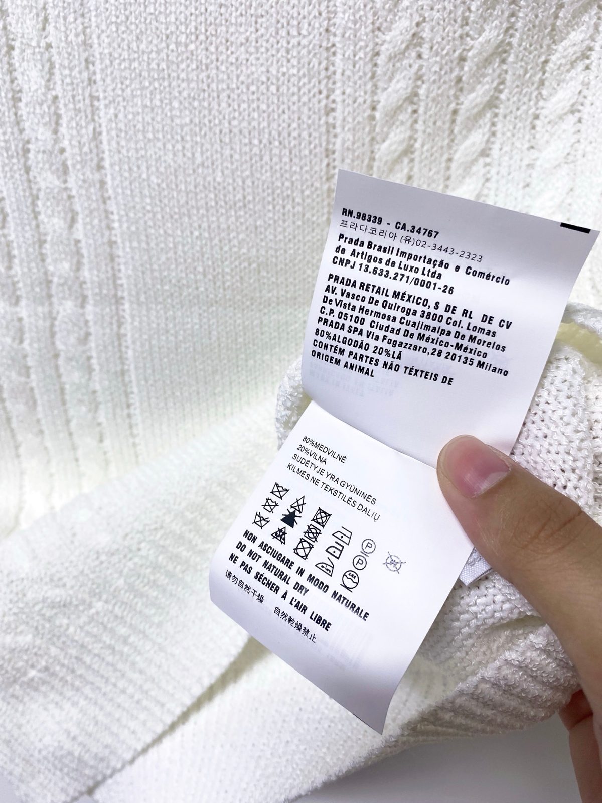 Miu Miu Bow-Tie Knit Short-Sleeve Sweater