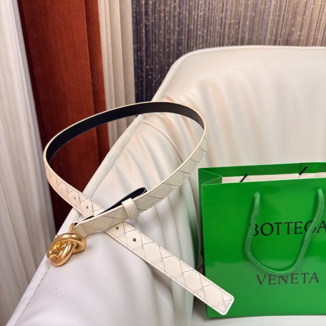 Bottega Veneta Intrecciato Leather Belt