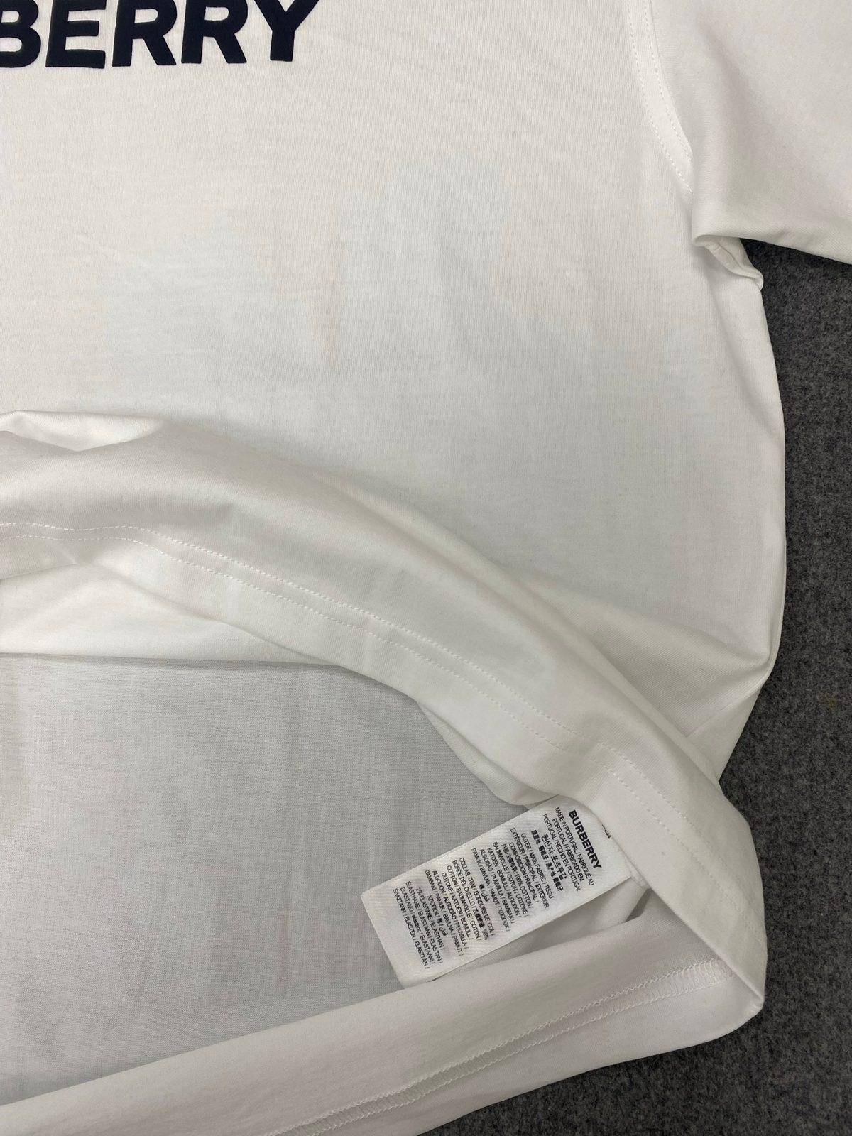 Burberry Logo Print Black T-Shirt