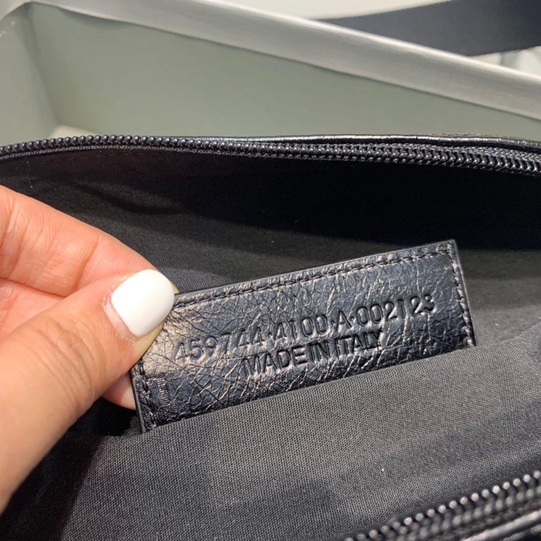 Balenciaga Black Leather Crossbody Bag