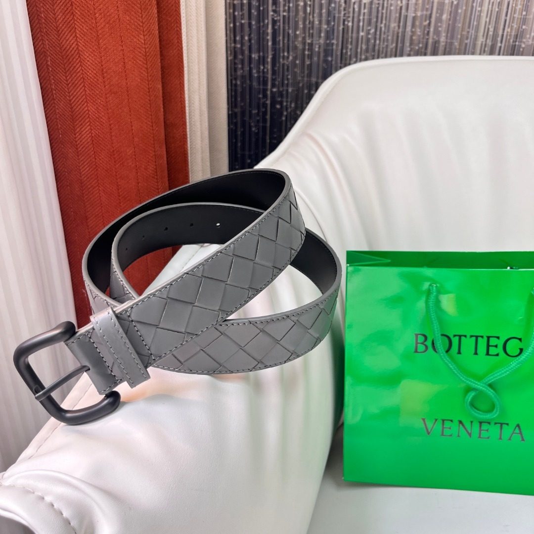 Bottega Veneta Intrecciato Leather Belt