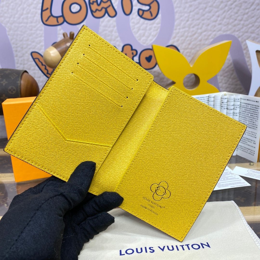 Louis Vuitton Monogram Canvas Wallet Yellow