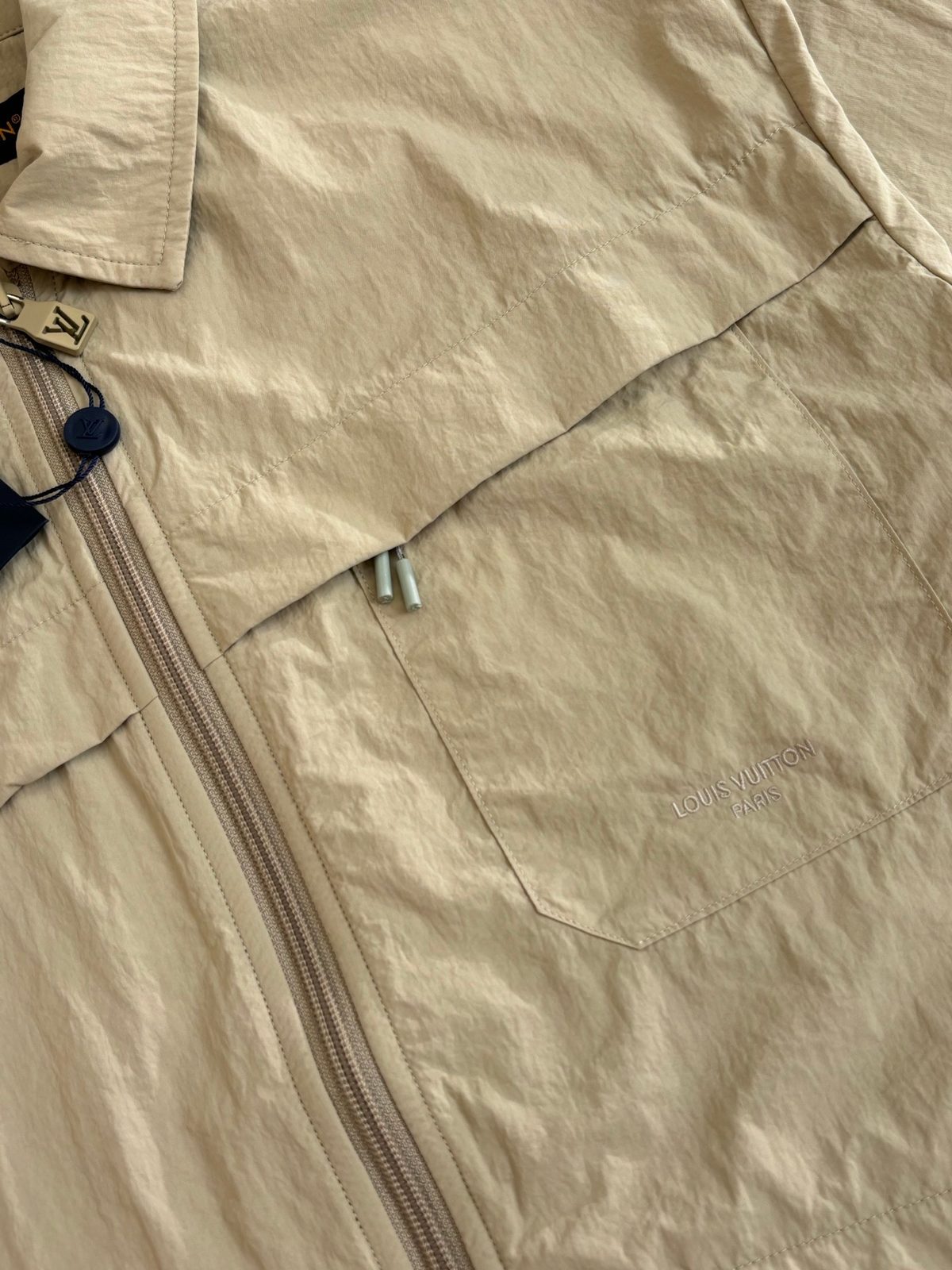 Louis Vuitton Beige Nylon Shirt Jacket