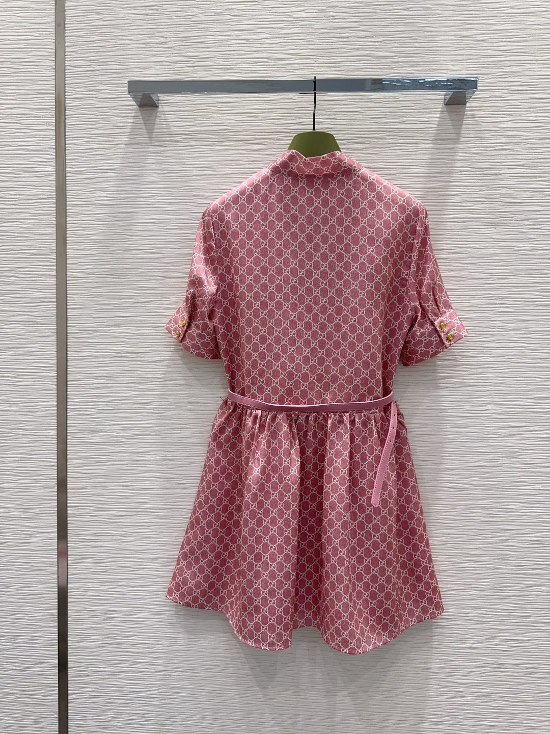 Gucci GG Monogram Pink Dress