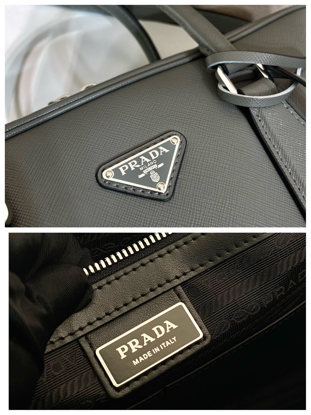 Prada Saffiano Leather Shoulder Bag