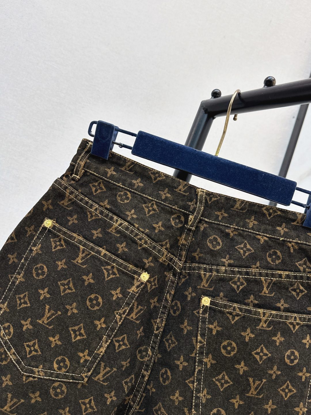 Louis Vuitton Monogram Denim Shorts
