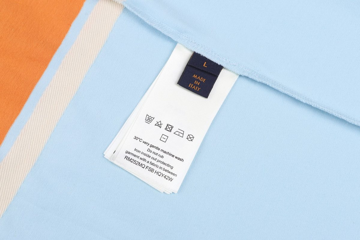 Louis Vuitton Striped Short-Sleeve Crewneck T-Shirt