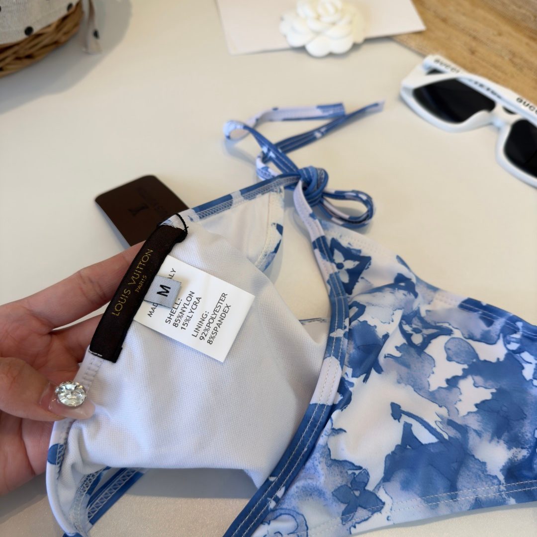 Louis Vuitton Monogram Tie-Dye Bikini Set