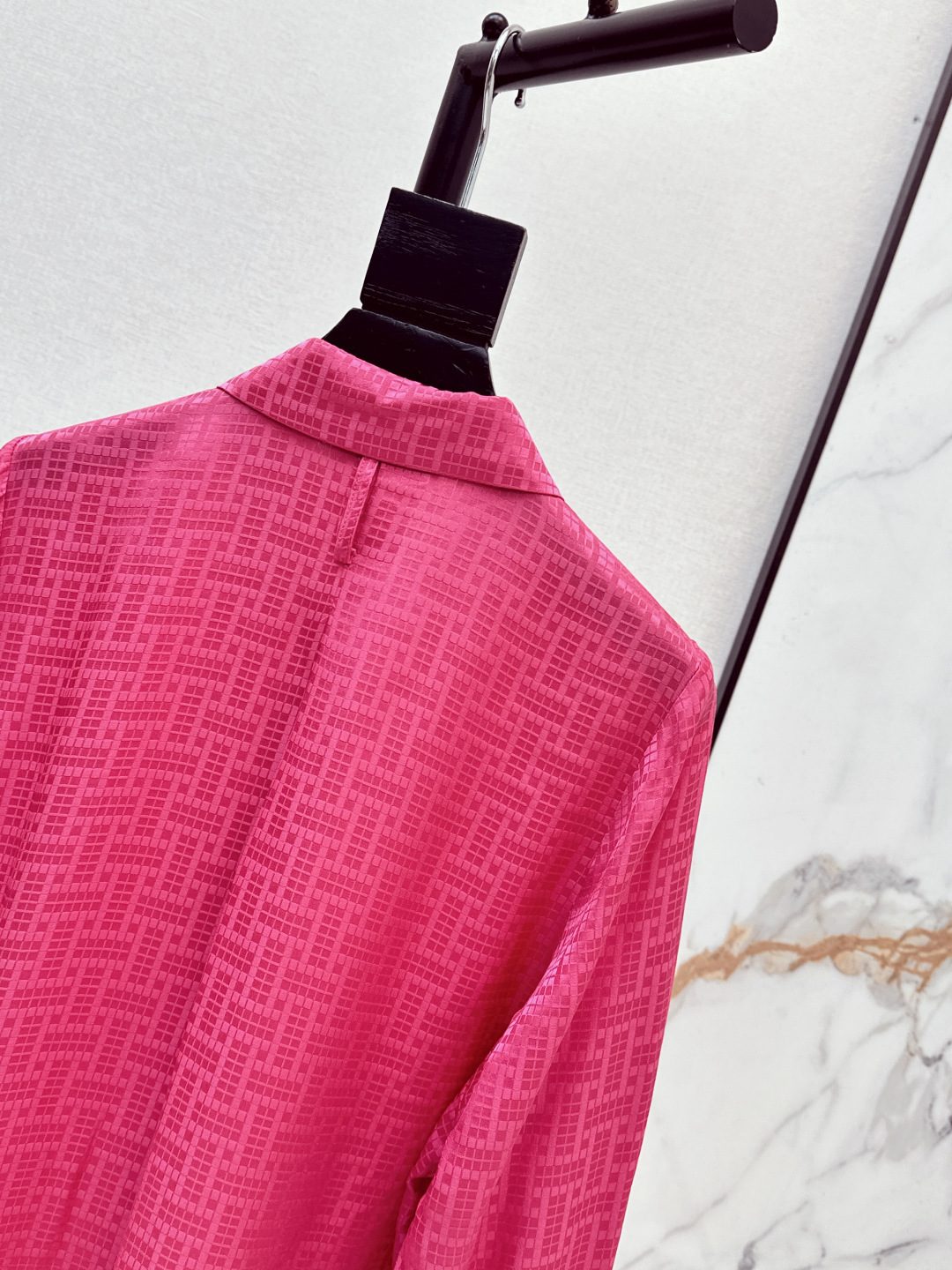 Textured Linen Shirt Jacket