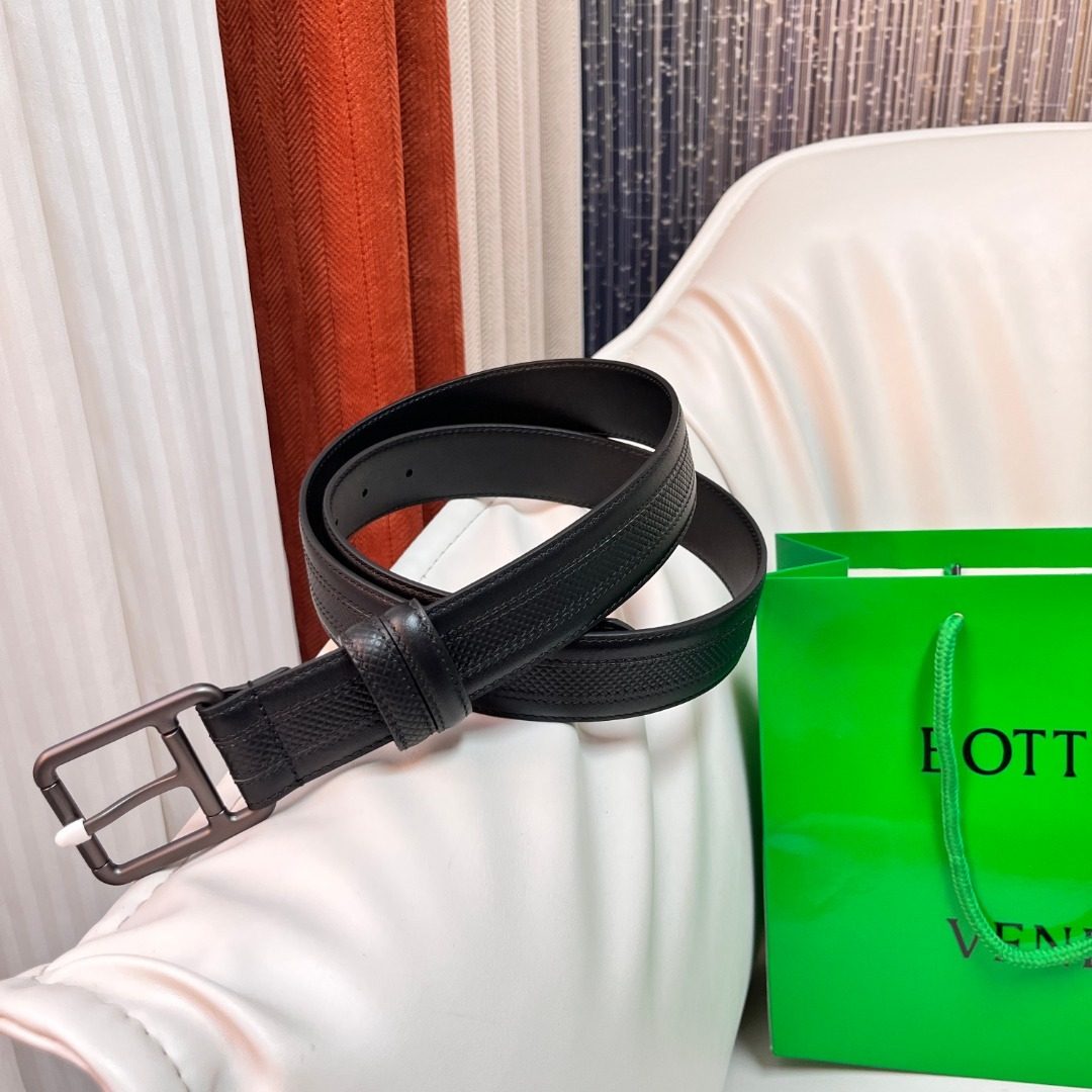 Bottega Veneta Intrecciato Leather Belt