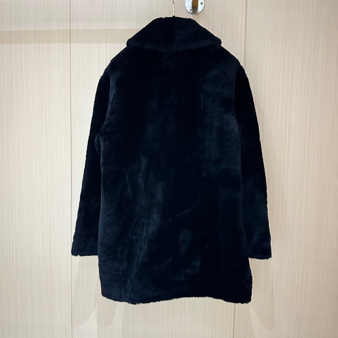 Prada Milano Black Fur Coat