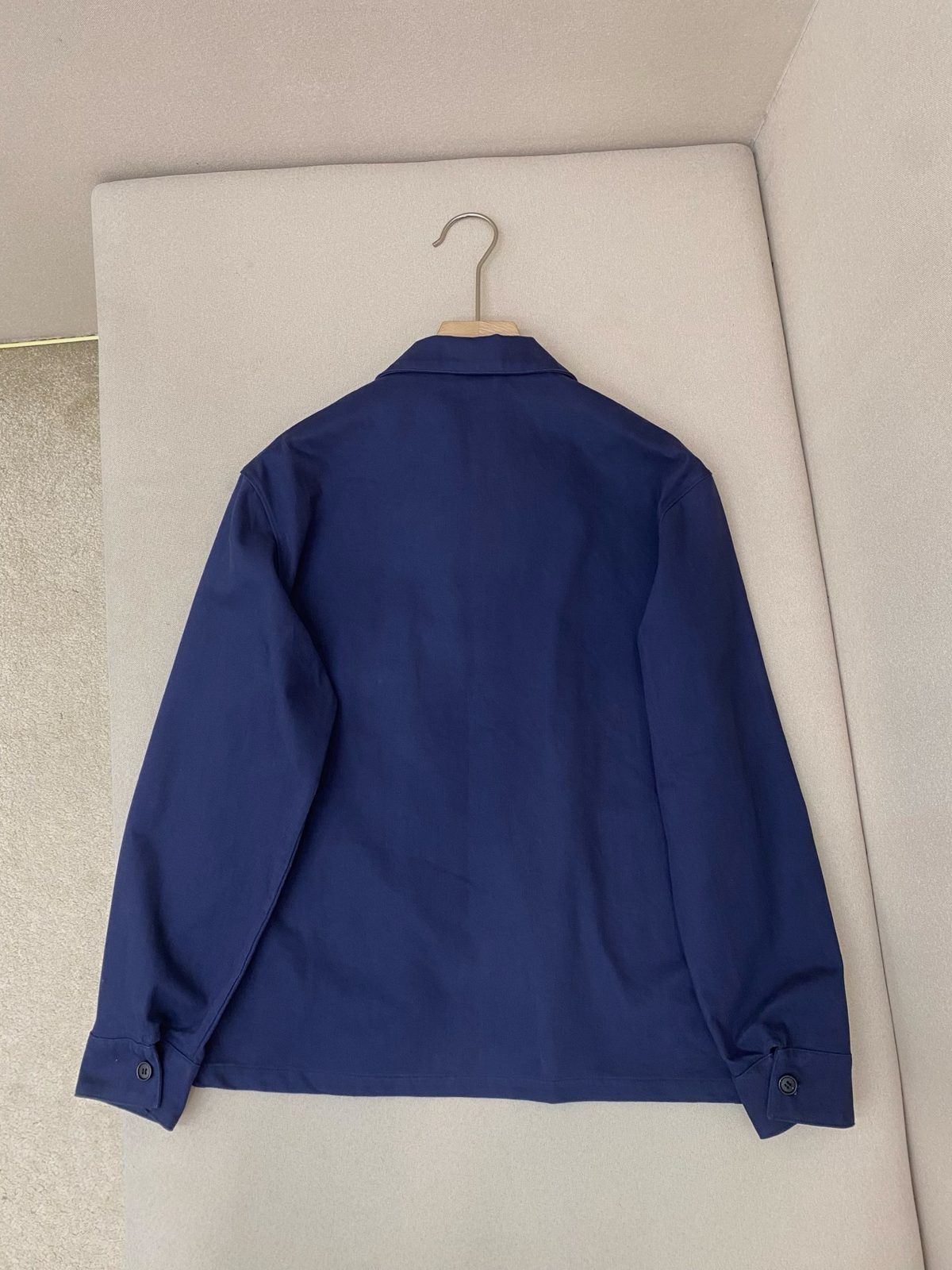 Prada Navy Wool Zip Jacket