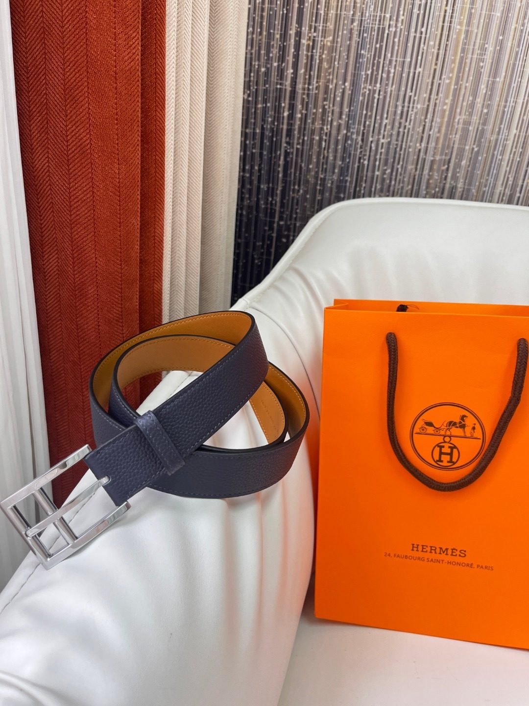 Hermès Reversible Leather Belt