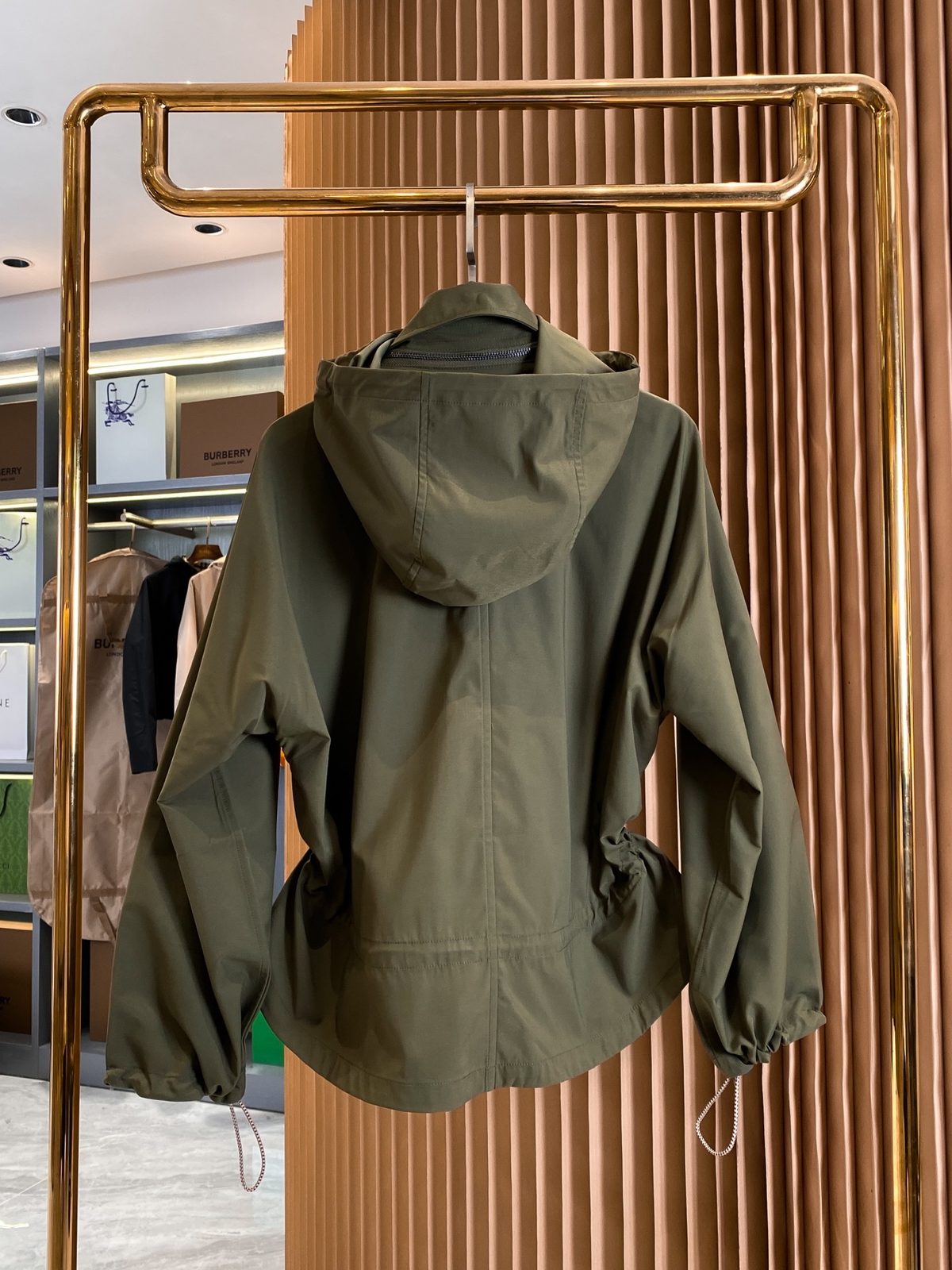 Burberry Men's Hooded Windbreaker Jacket
