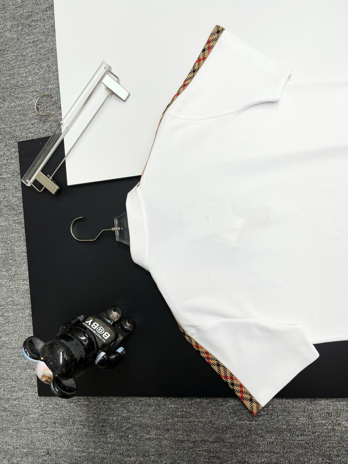 Burberry Check Shoulder Polo Shirt