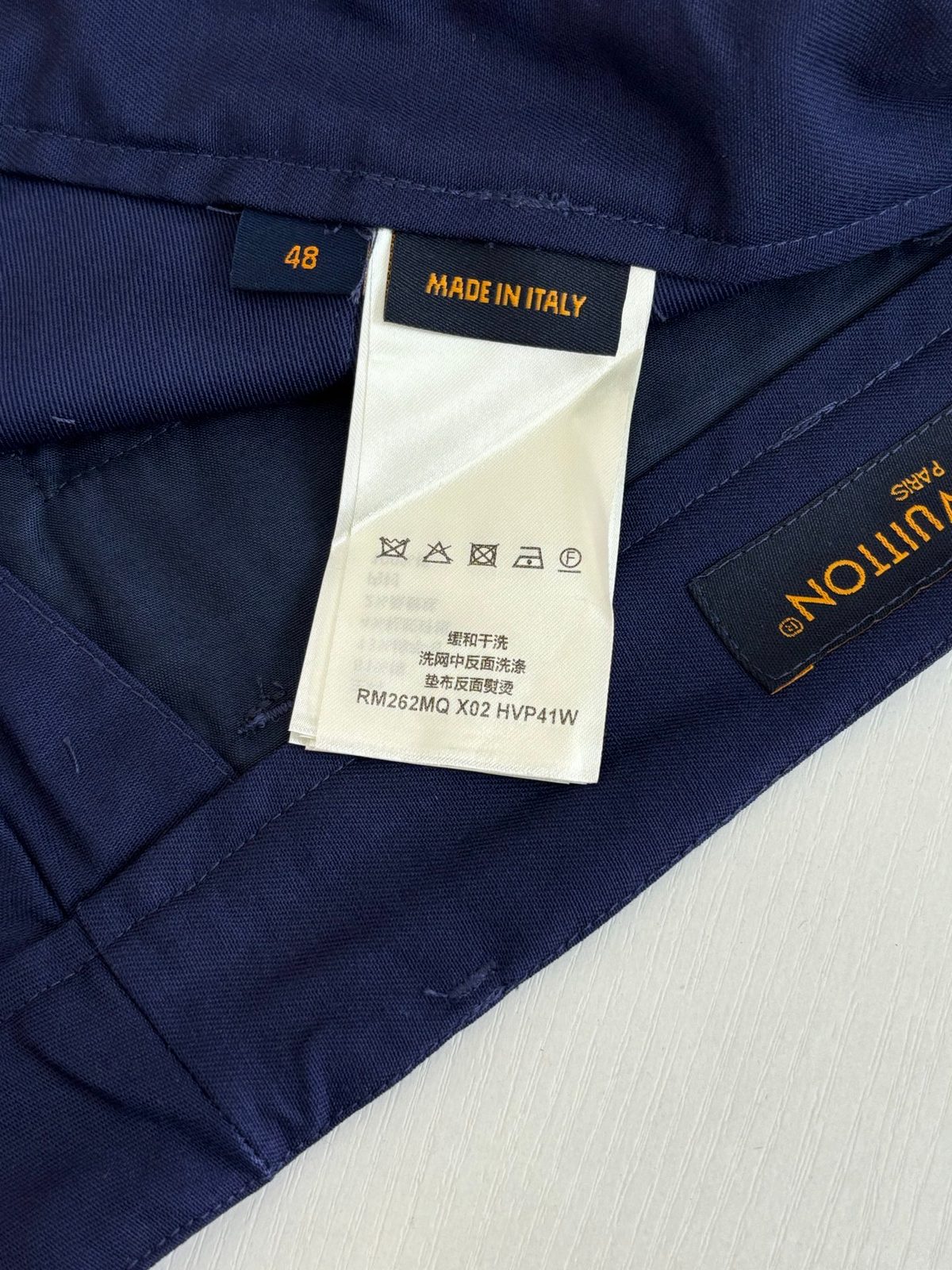Louis Vuitton Navy Cotton Shorts