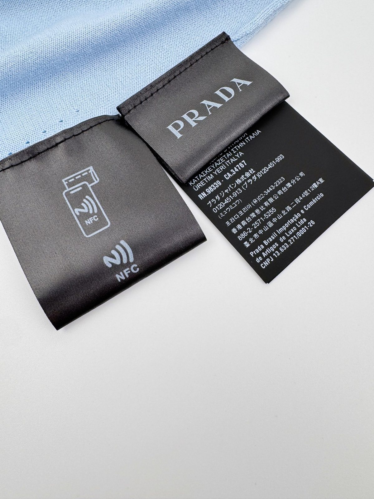 Prada Short Sleeve Crewneck Knit Sweater