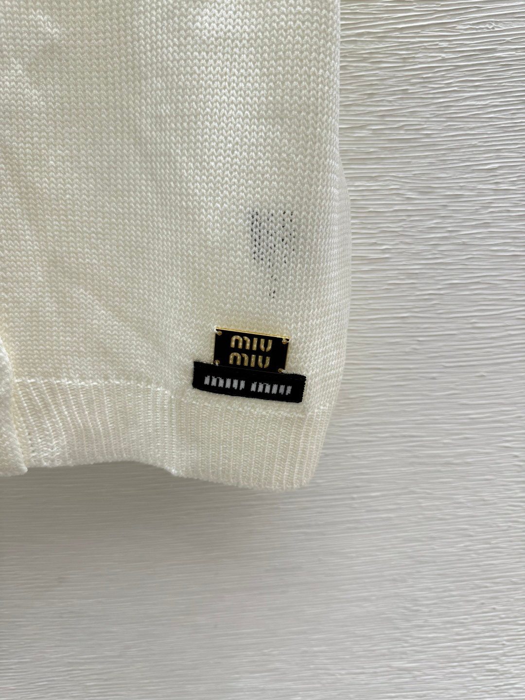 Miu Miu Floral Embroidered Wool Cardigan
