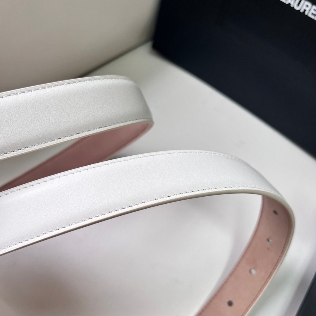 Saint Laurent Reversible Leather Belt