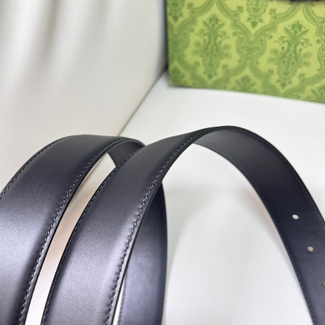 Gucci Bamboo Buckle Leather Belt