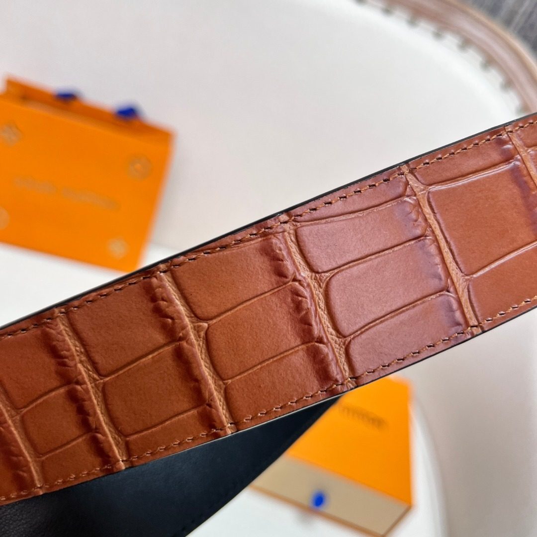 Hermès Crocodile Leather Belt